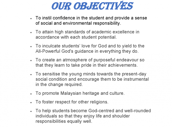 1. Our VISION, mission, objective and motto (1)